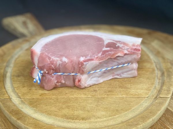 Outdoor Reared Pork Loin on the Bone Min. 500g