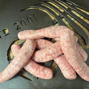 Sandy and Black Pork Traditional Sausages (6+) Min. 340g+ **New**